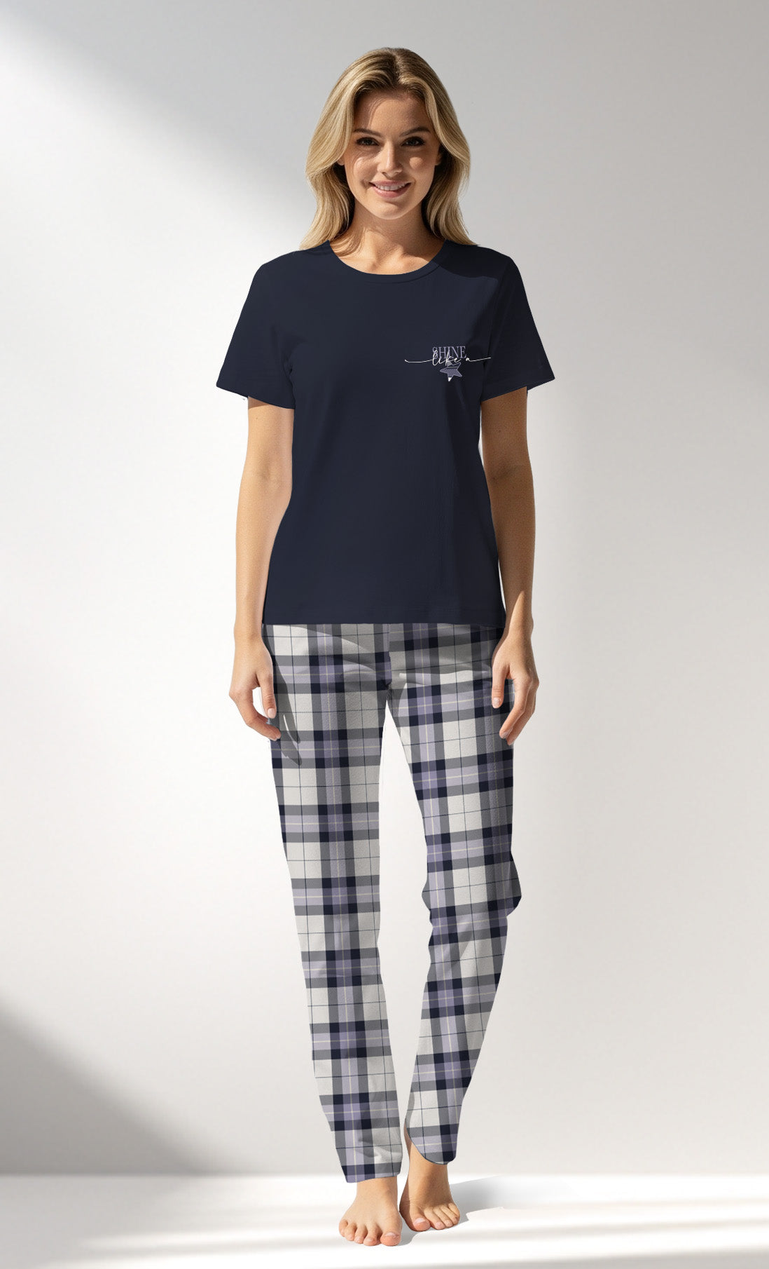Woman Supreme BornToBe Pyjama Set - B-19-3921 - Image 1