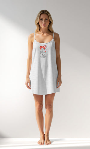 Woman Supreme Popcorn Thin Strap Tunic - A-KAR MELANJ - Image 1