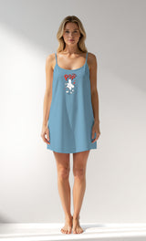 Woman Supreme Popcorn Thin Strap Tunic - B-14-4318 - Image 1