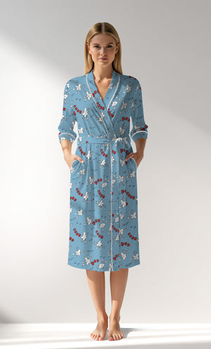 Woman Supreme Popcorn Dressing Gown - ROTASYON - Image 1