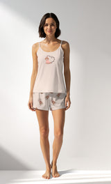 Woman Supreme Puppypo Thin Strap Short Set - ZEMIN - Image 1
