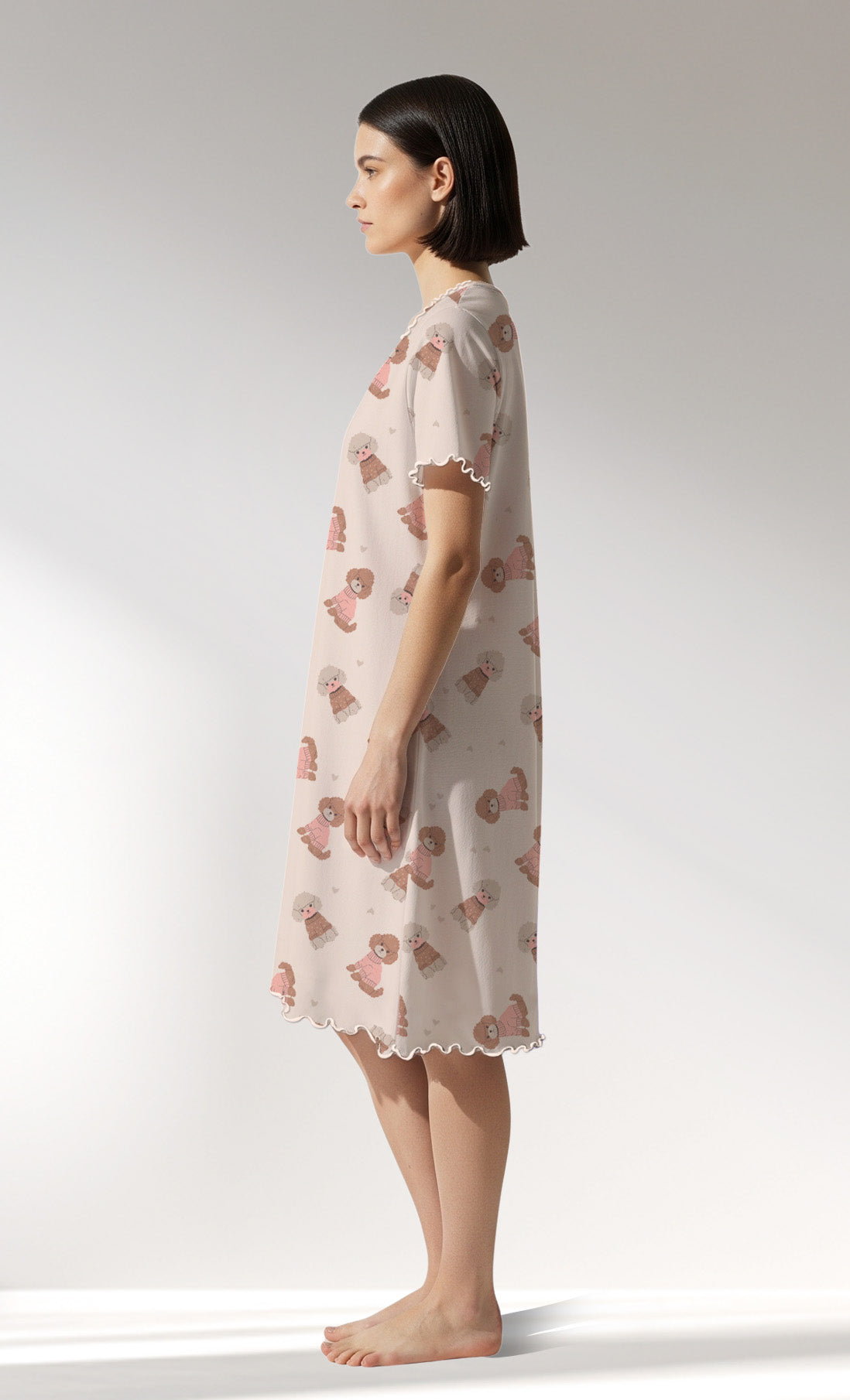 Woman Supreme Puppypo Short Sleeve Tunic - ROTASYON - Image 2