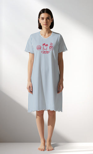 Woman Supreme FreshSeafood Short Sleeve Tunic - ROTASYON - Image 1