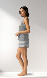 Woman Supreme Relaxing Thin Strap Short Set - EG-1 - Image 2