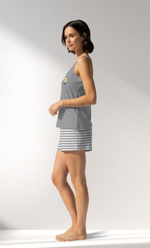 Woman Supreme Relaxing Thin Strap Short Set - EG-1 - Image 2