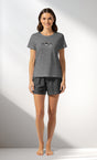 Woman Supreme TinyHearts Short Set - A-ANTRASIT MEL - Image 1