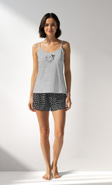 Woman Supreme TinyHearts Thin Strap Short Set - B-EG-0 - Image 1