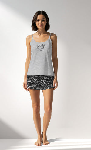 Woman Supreme TinyHearts Thin Strap Short Set - B-EG-0 - Image 1