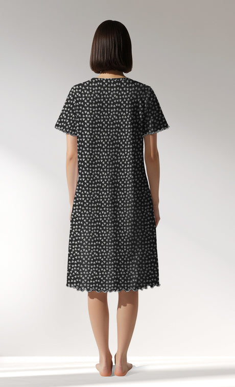 Woman Supreme TinyHearts V Neck Tunic - ROTASYON - Image 3