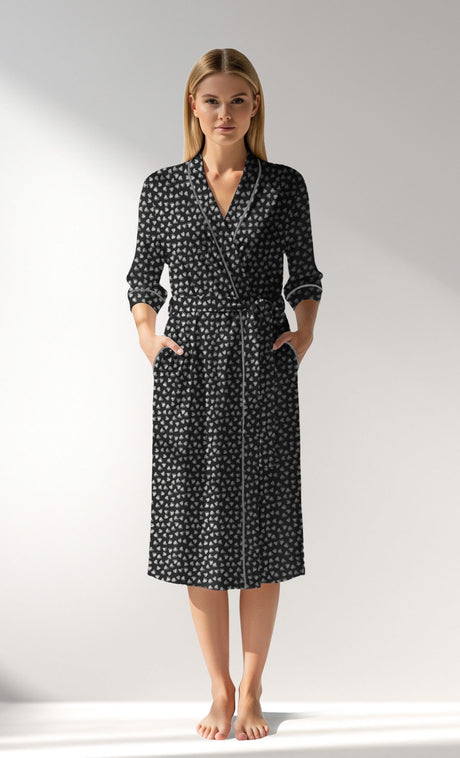 Woman Supreme TinyHearts Dressing Gown - ROTASYON - Image 1