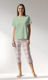 Woman Supreme Sweetberry Capri Set - B-13-6007 - Image 1
