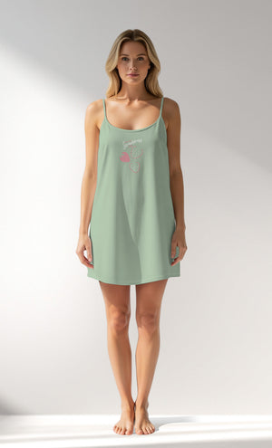 Woman Supreme Sweetberry Thin Strap Tunic - B-13-6007 - Image 1