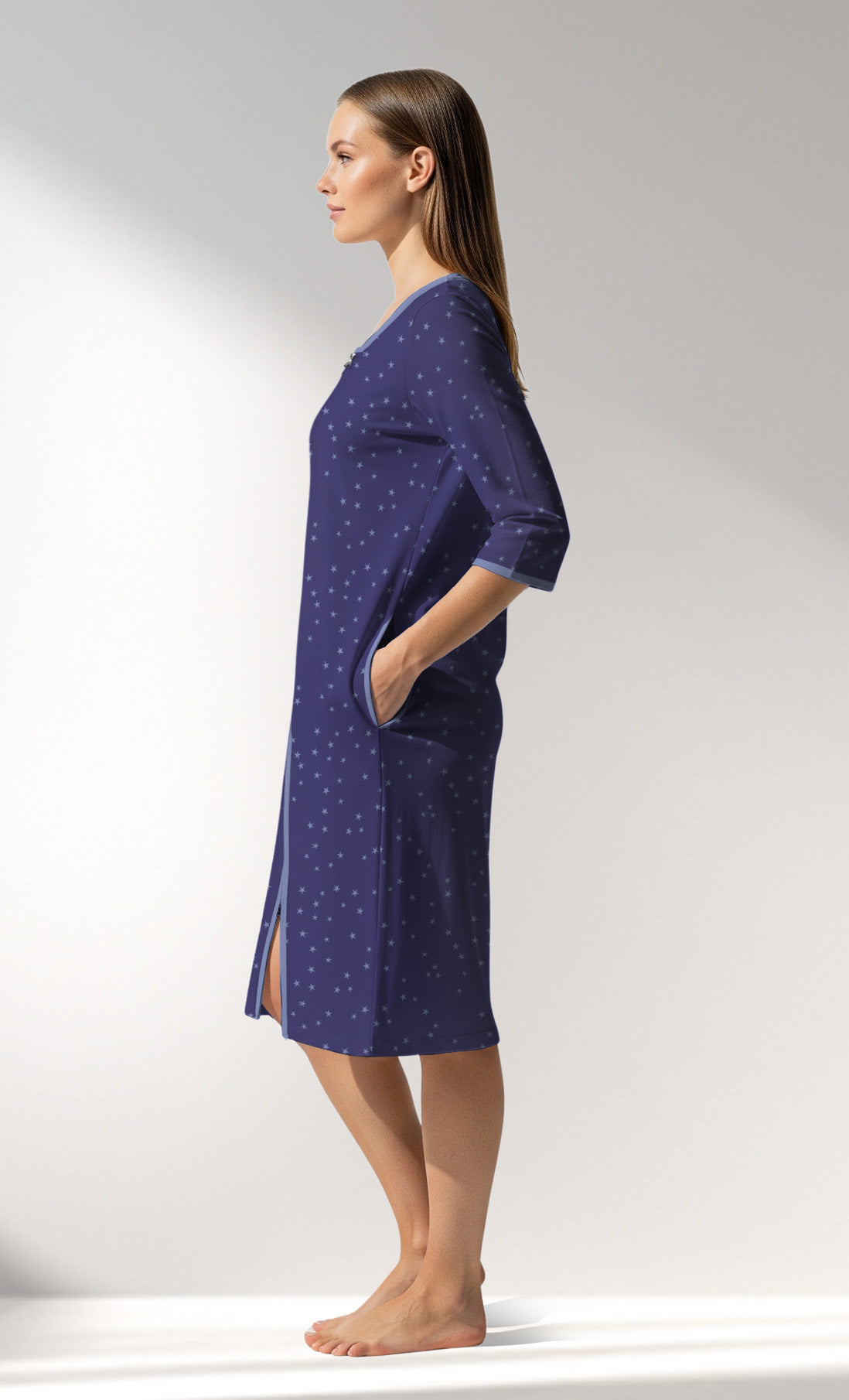 Woman Supreme PurpleStar Home Dress - ROTASYON - Image 2