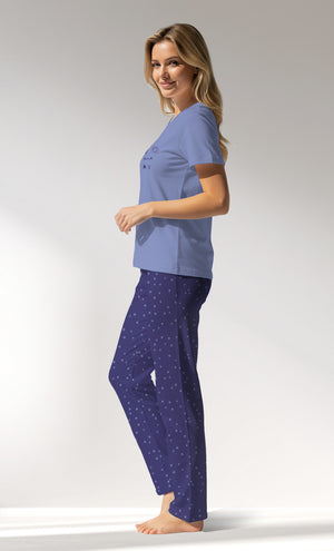 Woman Supreme PurpleStar Pyjama Set - A-19-3947 - Image 2