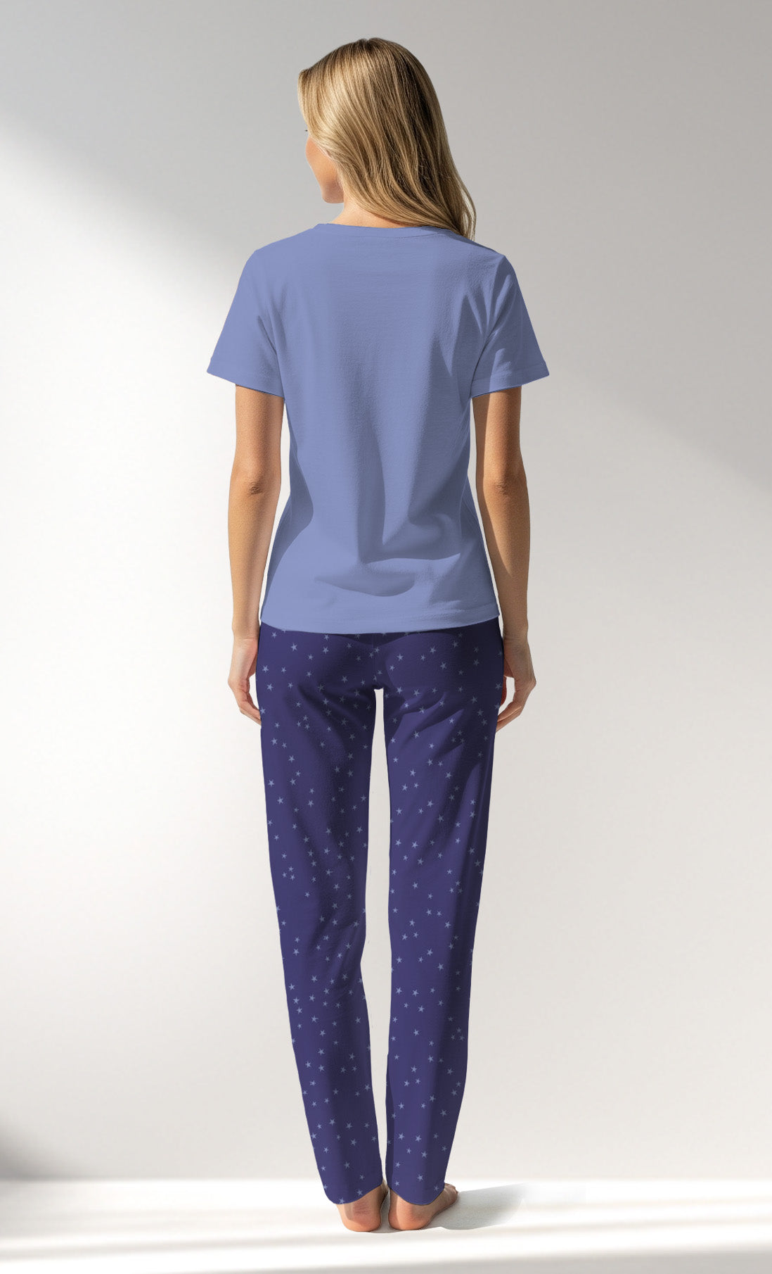 Woman Supreme PurpleStar Pyjama Set - A-19-3947 - Image 3