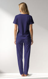 Woman Supreme PurpleStar Pyjama Set - B-16-3925 - Image 3