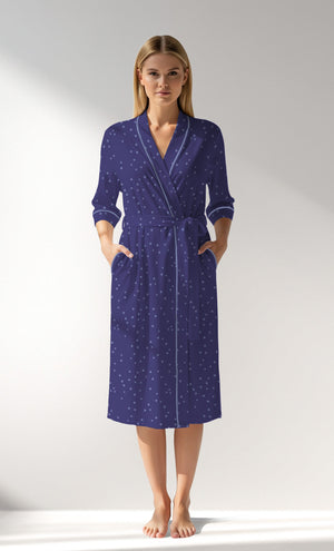 Woman Supreme PurpleStar Dressing Gown - ROTASYON - Image 1