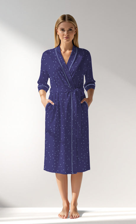 Woman Supreme PurpleStar Dressing Gown - ROTASYON - Image 1