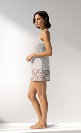 Woman Supreme ElegantLeav Thin Strap Short Set - A-13-0002 - Image 2