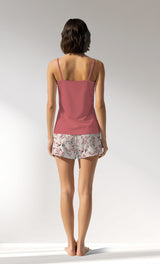 Woman Supreme ElegantLeav Thin Strap Short Set - B-16-1431 - Image 3