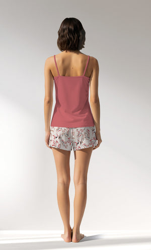 Woman Supreme ElegantLeav Thin Strap Short Set - B-16-1431 - Image 3