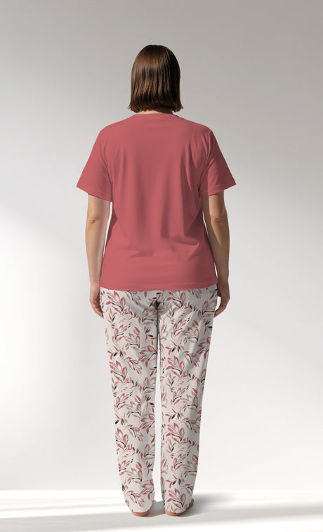 Woman Supreme Big Size ElegantLeav Pyjama Set - B-16-1431 - Image 3