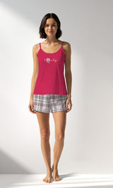 Woman Supreme Charming Thin Strap Short Set - 17-1842 - Image 1