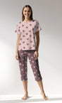 Woman Supreme BigHeart Capri Set - ROTASYON (ACIK ZEMIN) - Image 1