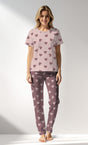 Woman Supreme BigHeart Pyjama Set - ROTASYON (ACIK ZEMIN) - Image 1