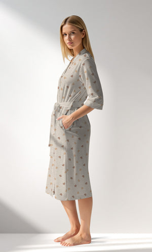 Woman Supreme SoftGleam Dressing Gown - ROTASYON - Image 2