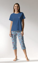 Woman Supreme Cherish Capri Set - A-14-4317 - Image 1
