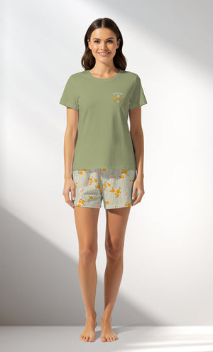 Woman Supreme GreenGarden Short Set - B-15-0523 - Image 1