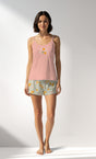 Woman Supreme GreenGarden Thin Strap Short Set - A-14-1418 - Image 1