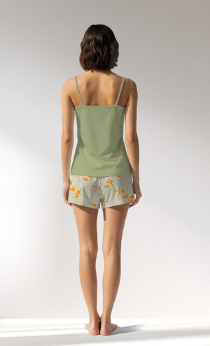 Woman Supreme GreenGarden Thin Strap Short Set - B-15-0523 - Image 3
