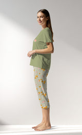Woman Supreme GreenGarden Capri Set - B-15-0523 - Image 2