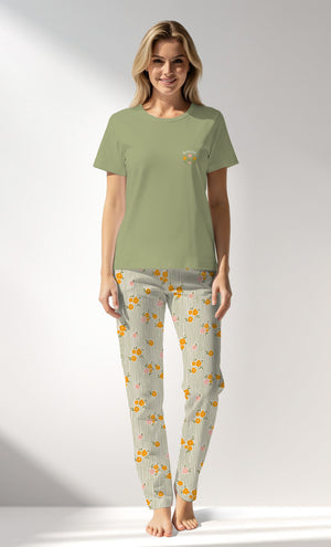 Woman Supreme GreenGarden Pyjama Set - B-15-0523 - Image 1