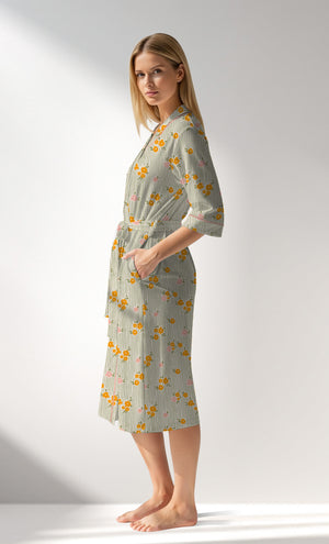 Woman Supreme GreenGarden Dressing Gown - ROTASYON - Image 2