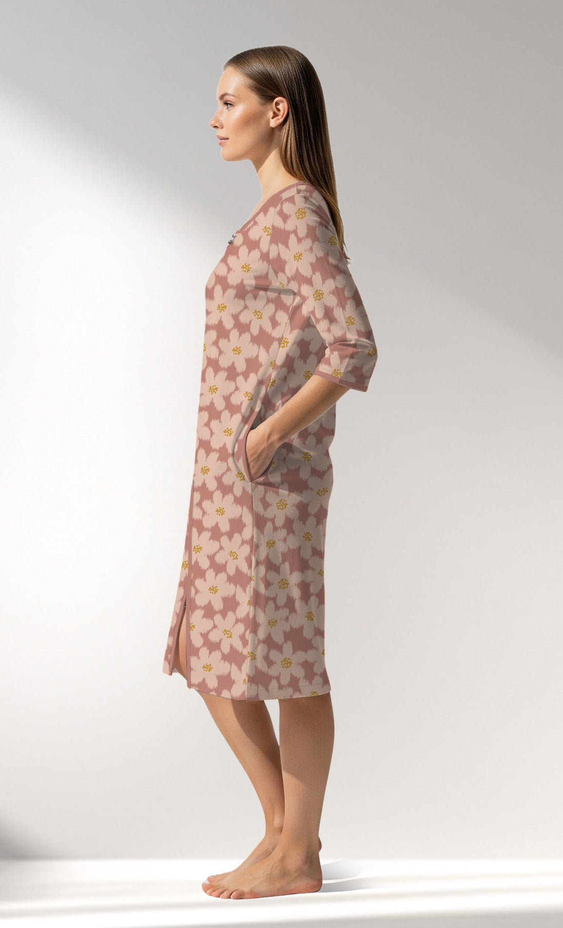 Woman Supreme RoseDown Home Dress - ROTASYON - Image 2