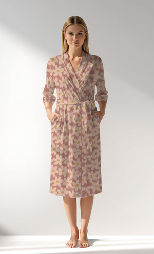 Woman Supreme RoseDown Dressing Gown - ROTASYON - Image 1