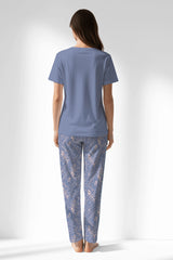 Woman Polyviscon Aurella Pyjama Set - B-MOR - Image 3