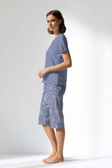 Woman Polyviscon Aurella Capri Set - B-MOR - Image 2