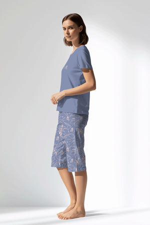 Woman Polyviscon Aurella Capri Set - B-MOR - Image 2