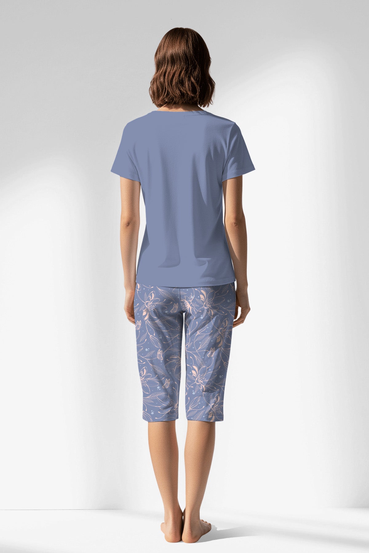Woman Polyviscon Aurella Capri Set - B-MOR - Image 3