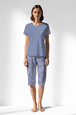 Woman Polyviscon Aurella Capri Set - B-MOR - Image 1