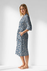 Woman Polyviscon Edelia Dressing Gown - ROTASYON - Image 2