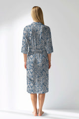 Woman Polyviscon Edelia Dressing Gown - ROTASYON - Image 3