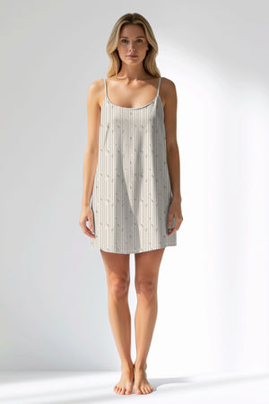 Woman Polyviscon Lina Thin Strap Tunic - ROTASYON - Image 1