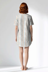Woman Polyviscon Liner Pocket Detail Tunic - ROTASYON - Image 3