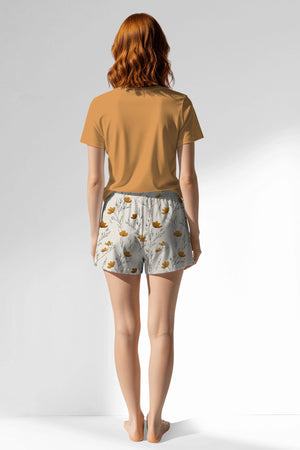 Woman Polyviscon Linora Short Set - GOLDEN NUGGET - Image 3