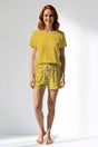 Woman Polyviscon Solaria Short Set - SUPER LEMON - Image 1